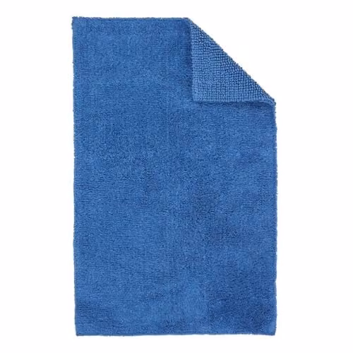 Christy Reversible Hygro Luxury 100% Cotton Bath Rug in Blue – 1
