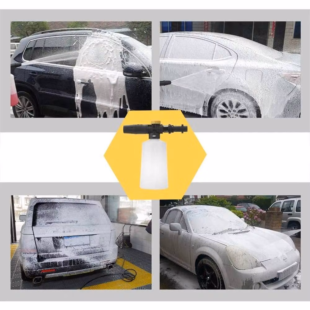 FLAVORA Snow Foam Lance High Pressure Jet Soap Bottle Sprayer in White – 2