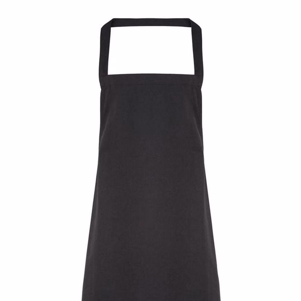 Premier Cotton Bib Apron in Black – 2
