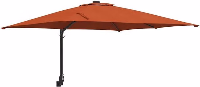 Berkfield Home Cantilever Umbrella in Terracotta Polyester with Tilt Function