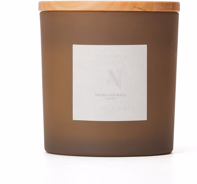 Aroma Naturals Frosted Decadence Scented Candle, Cashmere Scent, Brown, XL – 2