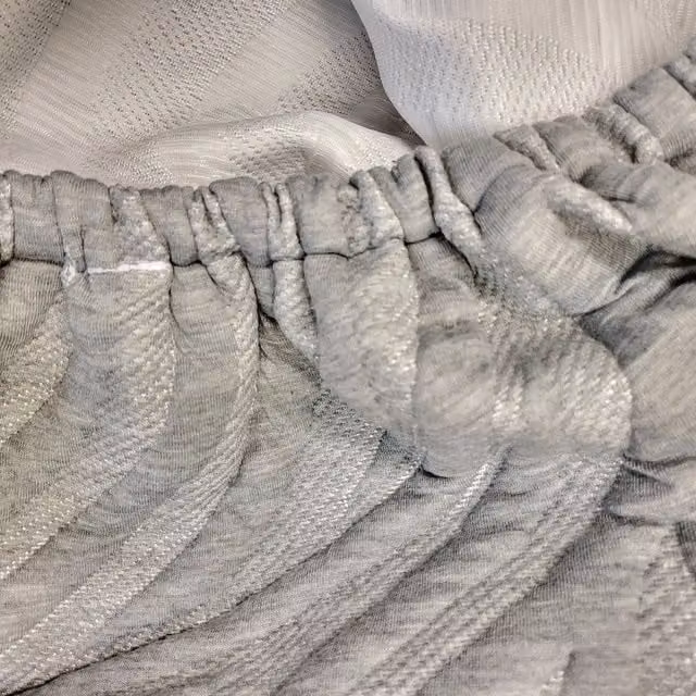 Woohoo Luxurious Grey Fitted Sheet, Single, W: 90 cm x D: 200 cm