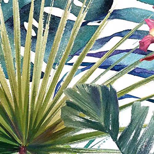 Superfresco Easy Multi Aloha Tropical Botanical Floral Wallpaper in Green and Multicolour, Width: 52 cm, Length: 1000 cm – 3