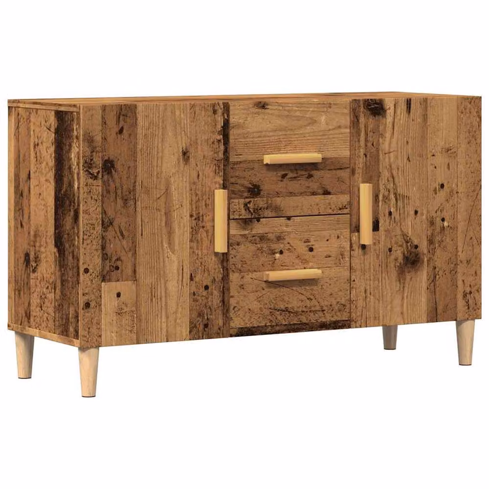 Berkfield Home Old Wood Sideboard in Brown, W/D/H: 100 x 36 x 60 cm – 3