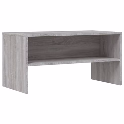 vidaXL Modern Grey Sonoma TV Cabinet and Entertainment Centre for Living Room or Home Office, W/D/H: 80 x 40 x 40 cm – 1