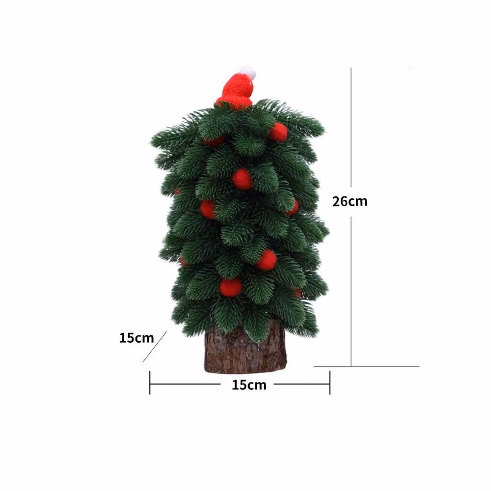 Leaper Little Red Riding Hood Tabletop Artificial Christmas Tree in Green, W/D/H: 21 x 15 x 15 cm – 2