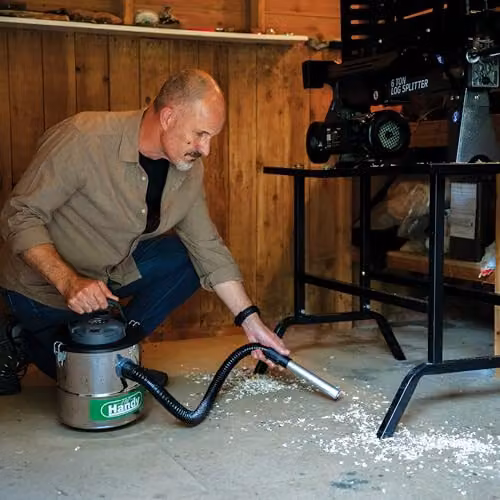 The Handy THAV80010L 800W 10 Litre Stainless Steel Ash Vacuum Cleaner in Silver – 4