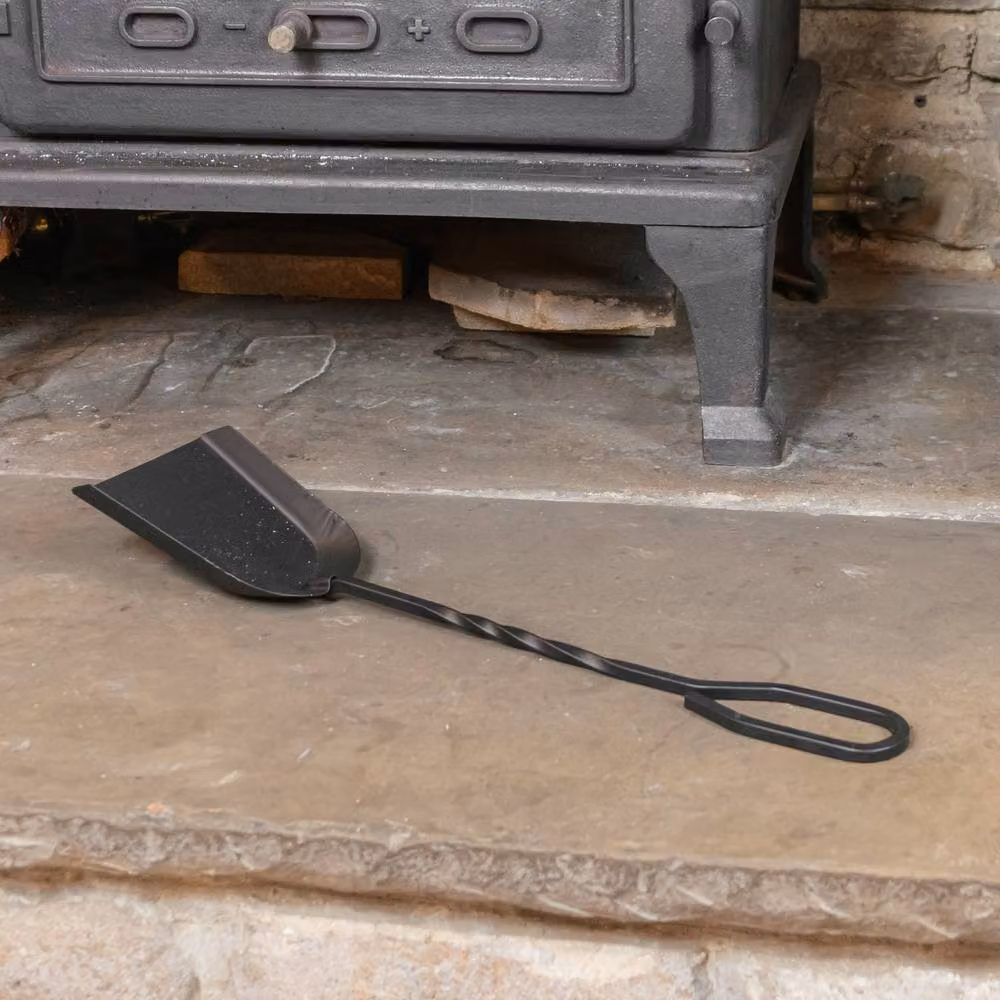 JVL Lomand Fireside Shovel Fire Tool for Fireplace Log Burner in Black – 3