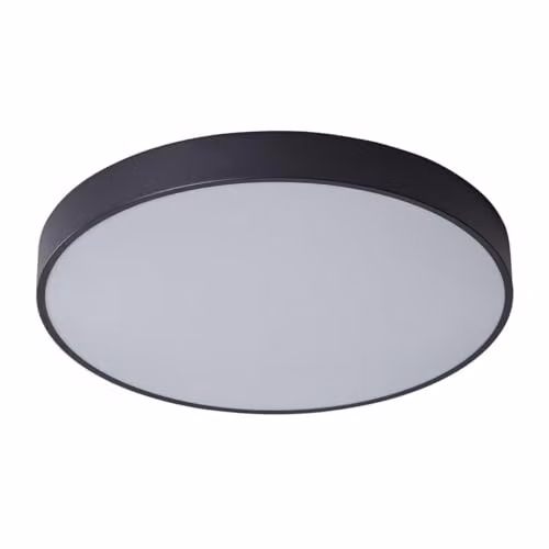 Netlighting Modern LED Flush Ceiling Light Black, 3600lm, 3000K Warm White – 1