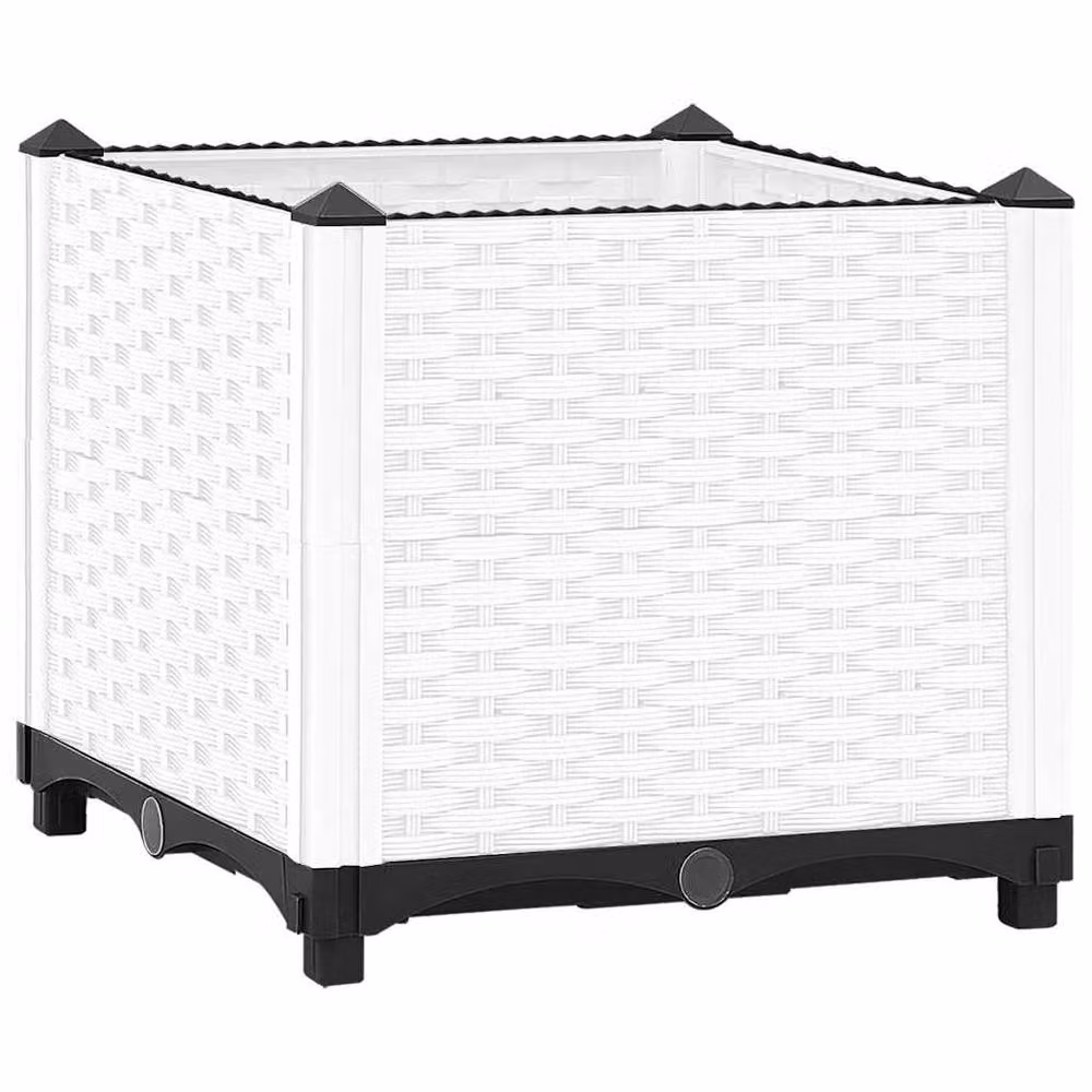 Berkfield Home White Polypropylene Raised Bed W/D/H: 40 x 40 x 38 cm – 2