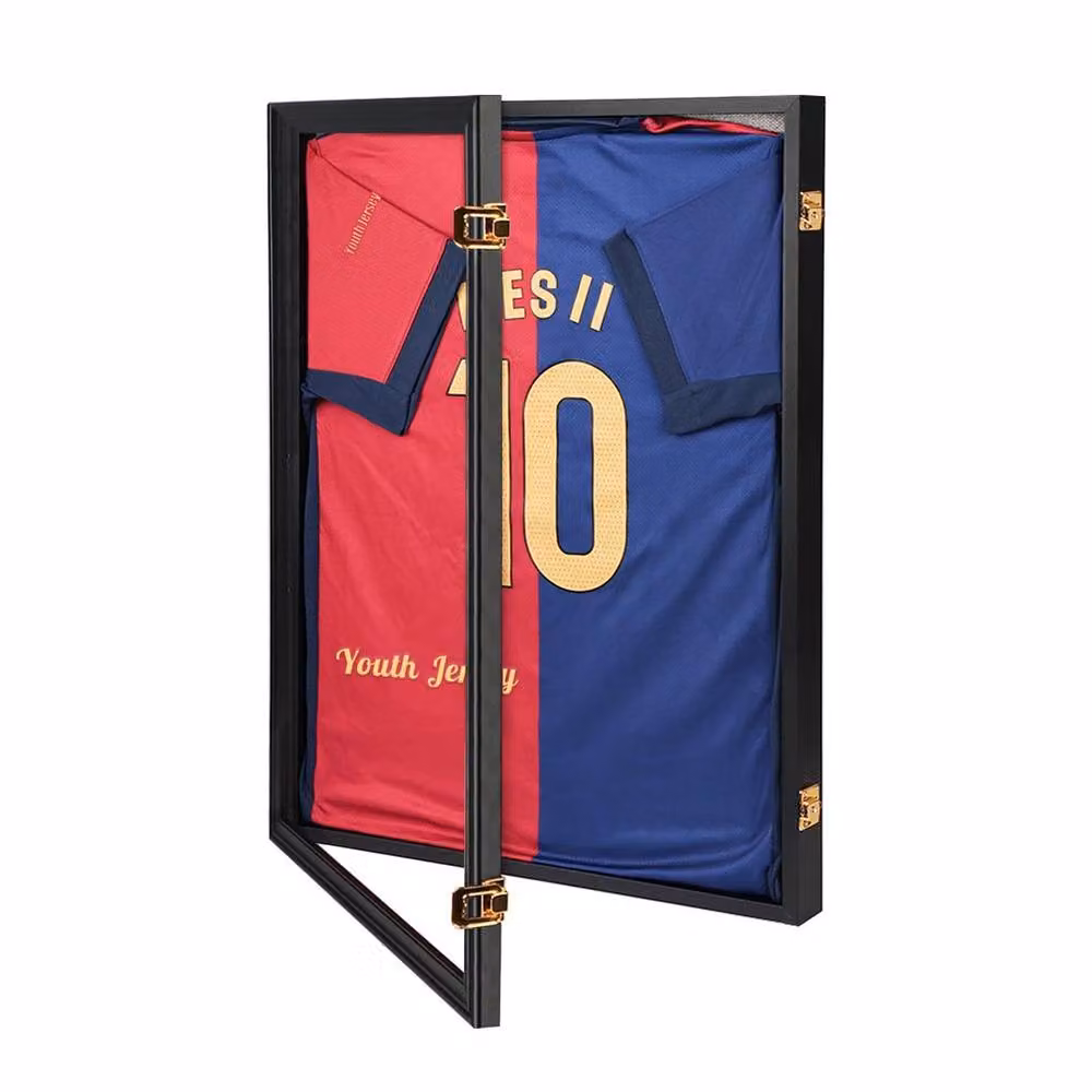 Ventryn Signed Football Shirt Display Frame in Black Wood, W: 80 cm, H: 60 cm – 5