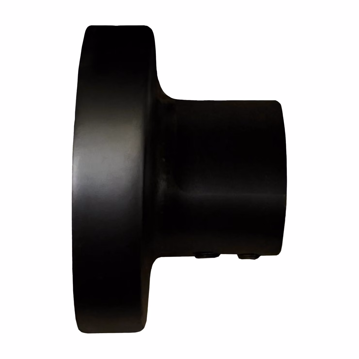 Nes Home Round Replacement Wall Mounted Bracket Support for Shower Rails in Brushed Black – 2