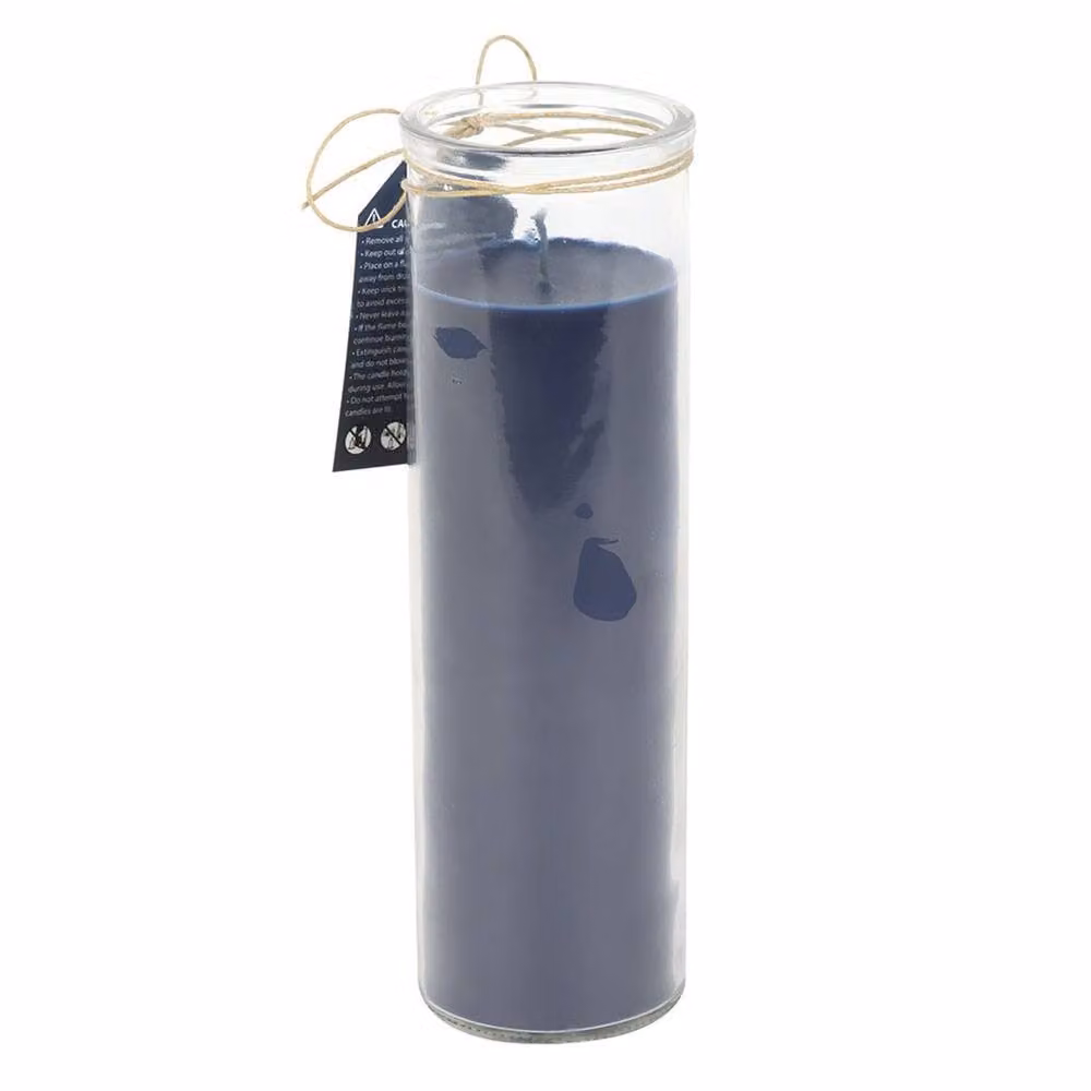 Something Different Blue Moon Wild Blueberry & Vanilla Glass Tube Candle in Navy – 2