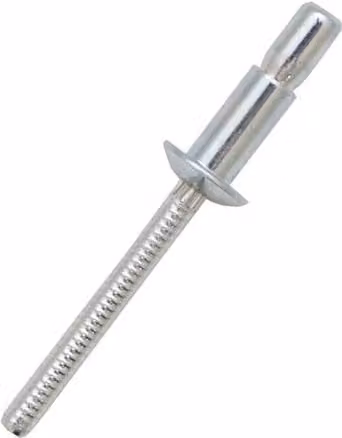 JRP Riveting Products Silver Aluminium Dome Head Structural Rivets, Box of 150, Diameter: 6.4 mm, Length: 20.5 mm