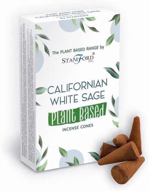 Stamford Natural White Sage Plant Based Incense Cones
