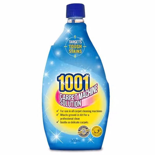 1001 Carpet Machine Solution, 500 ml, White