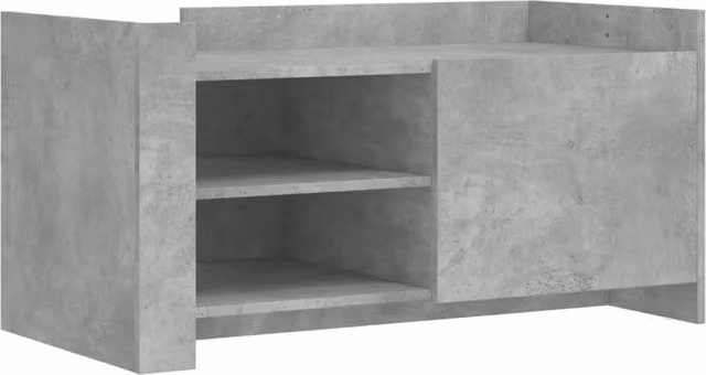 Berkfield Home Concrete Grey Coffee Table, W/D/H: 100 x 50 x 50 cm – 1