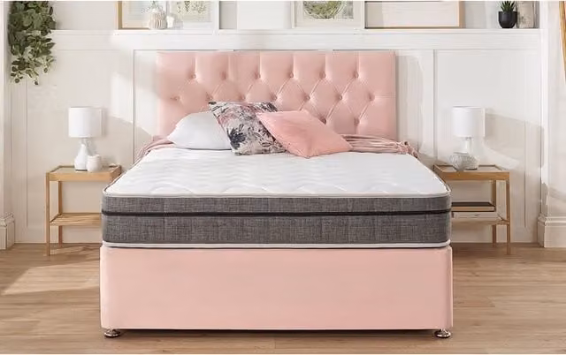 Aspire Pocket 1000 Hybrid Memory Box Top Mattress, White, W/D/H: 90 x 190 cm