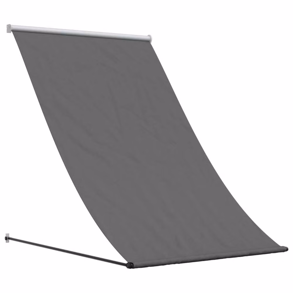 Berkfield Home Retractable Wall-Mounted Awning in Anthracite and Black, W/D/H: 150 x 150 x 150 cm – 2