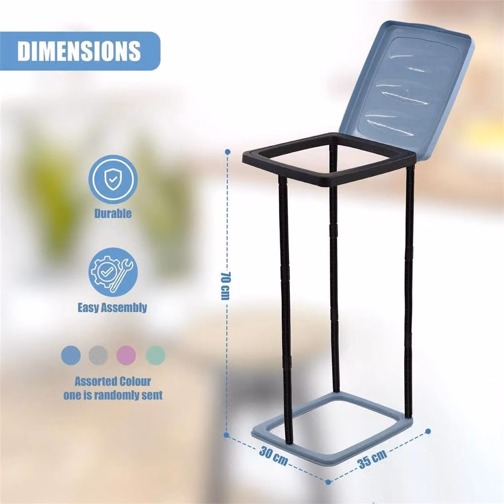 Nordara Blue Collapsible 60L Bin Bag Holder Stand for Camping Waste Sacks – 2