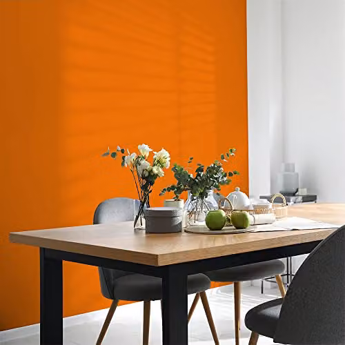 Johnstone's Washable Matt Wall and Ceiling Paint in Orange, 2.5L – 3