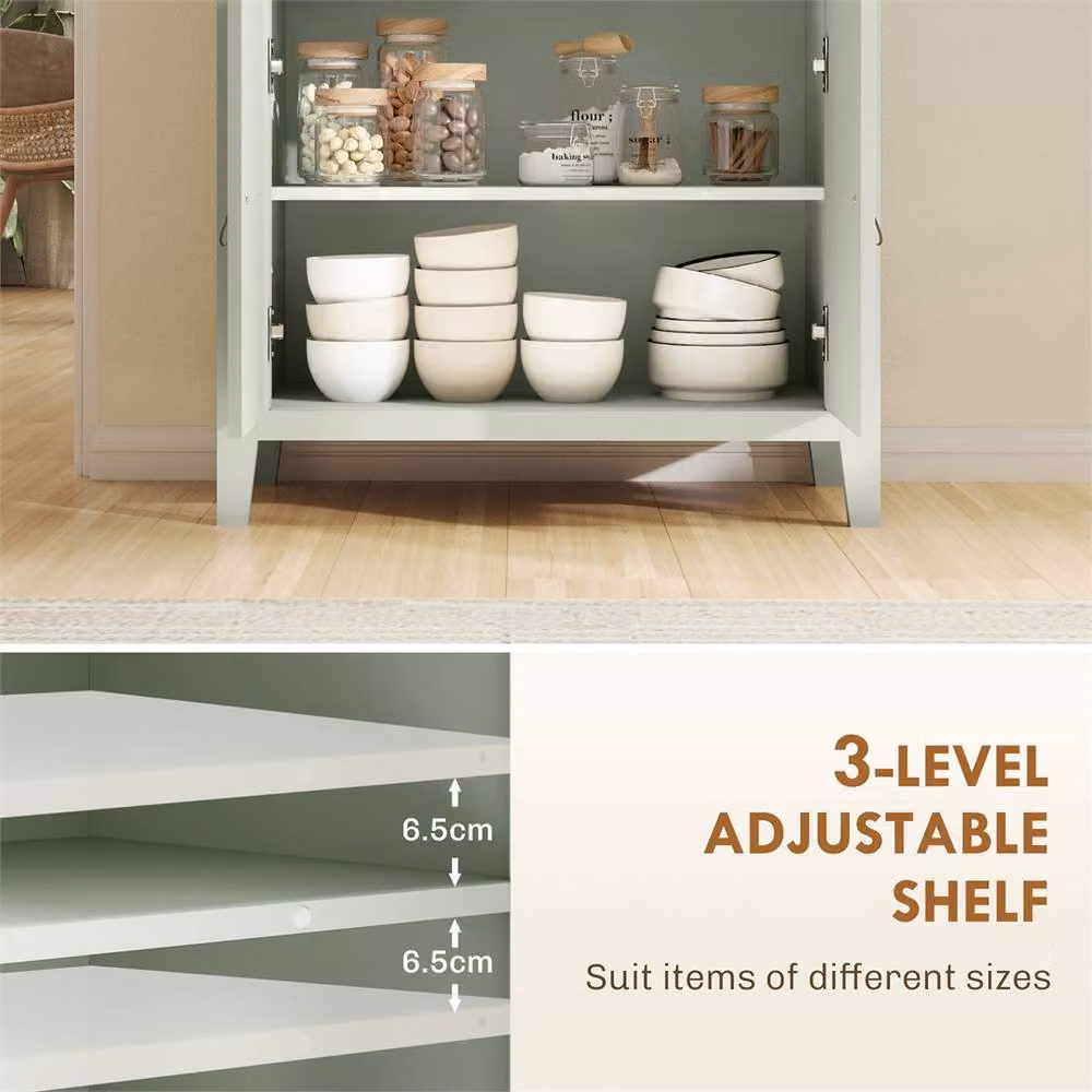 EONLION Green Storage Cabinet with Drawer – 2