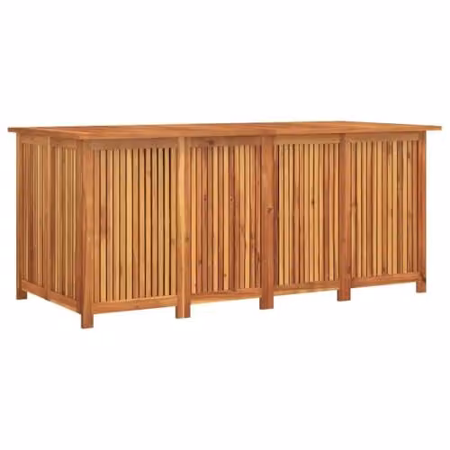 vidaXL Garden Storage Box in Brown Oiled Acacia Wood W/D/H: 175 x 80 x 75 cm
