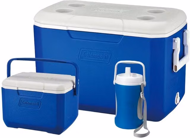 Coleman 48QT + 5QT Cooler Box Combo in Blue