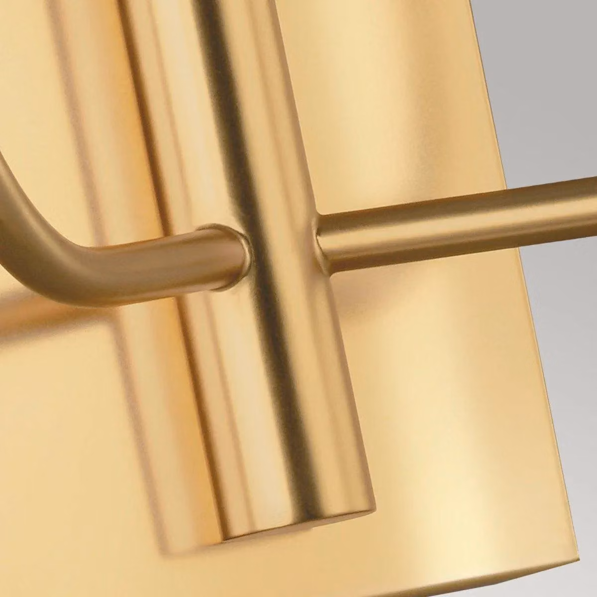 Netlighting Brianna 2 Light Wall Light in Burnished Brass and Yellow Fabric with E14 Base – 2