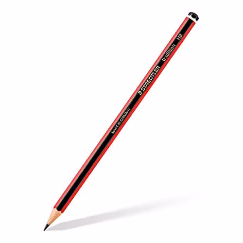 STAEDTLER Tradition Graphite Pencil Set for Drawing and Sketching with Sharpener and Eraser, 6 Pack – 2