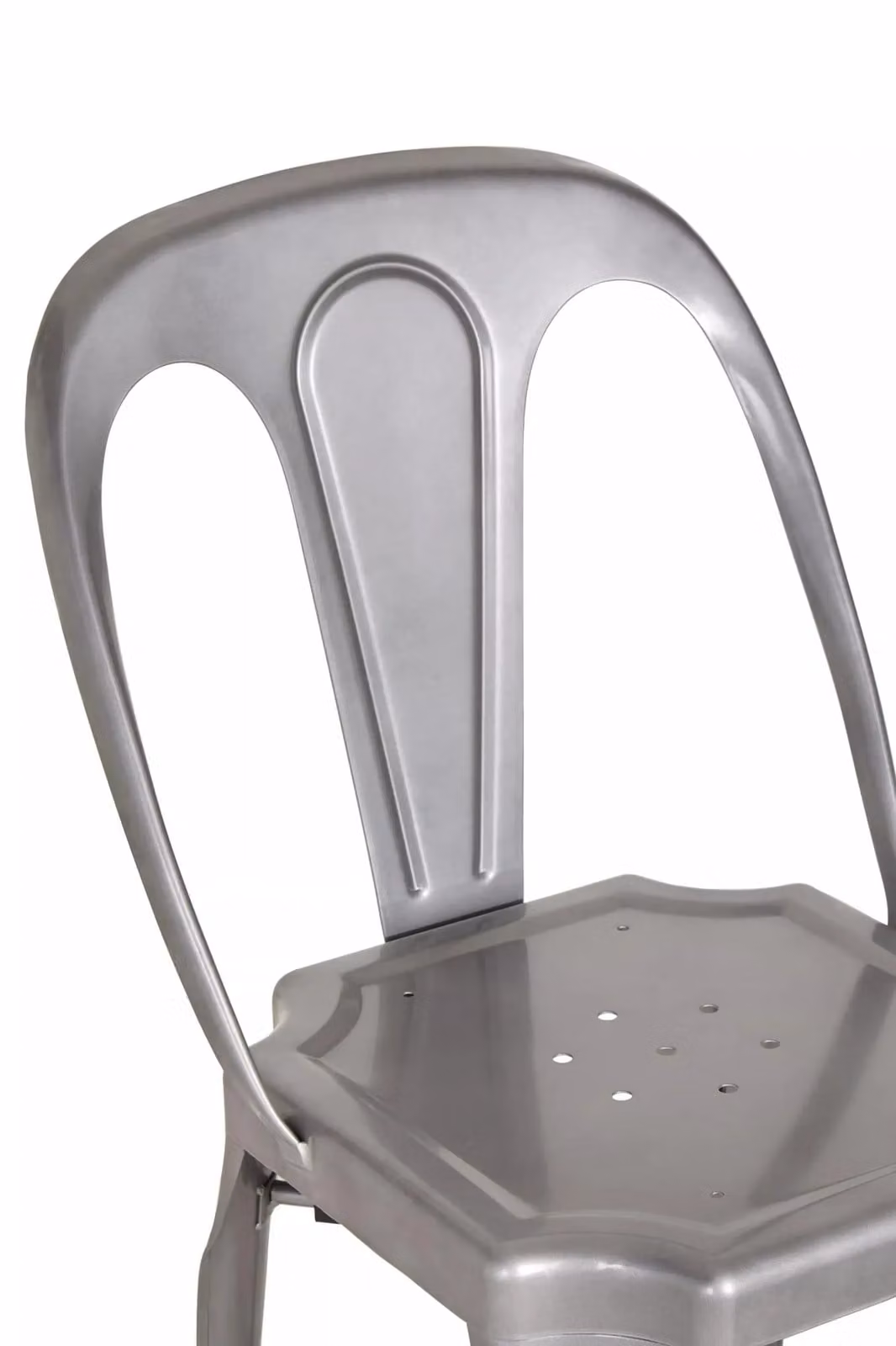 Orsina Grey Metal Industrial Chair – 4