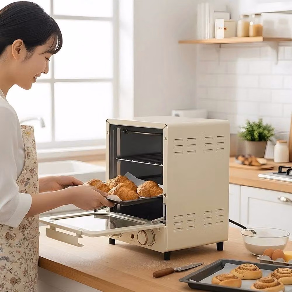 Pawnora 15L Multi-Function 3-Tier Oven and Grill Cooker in Cream – 5