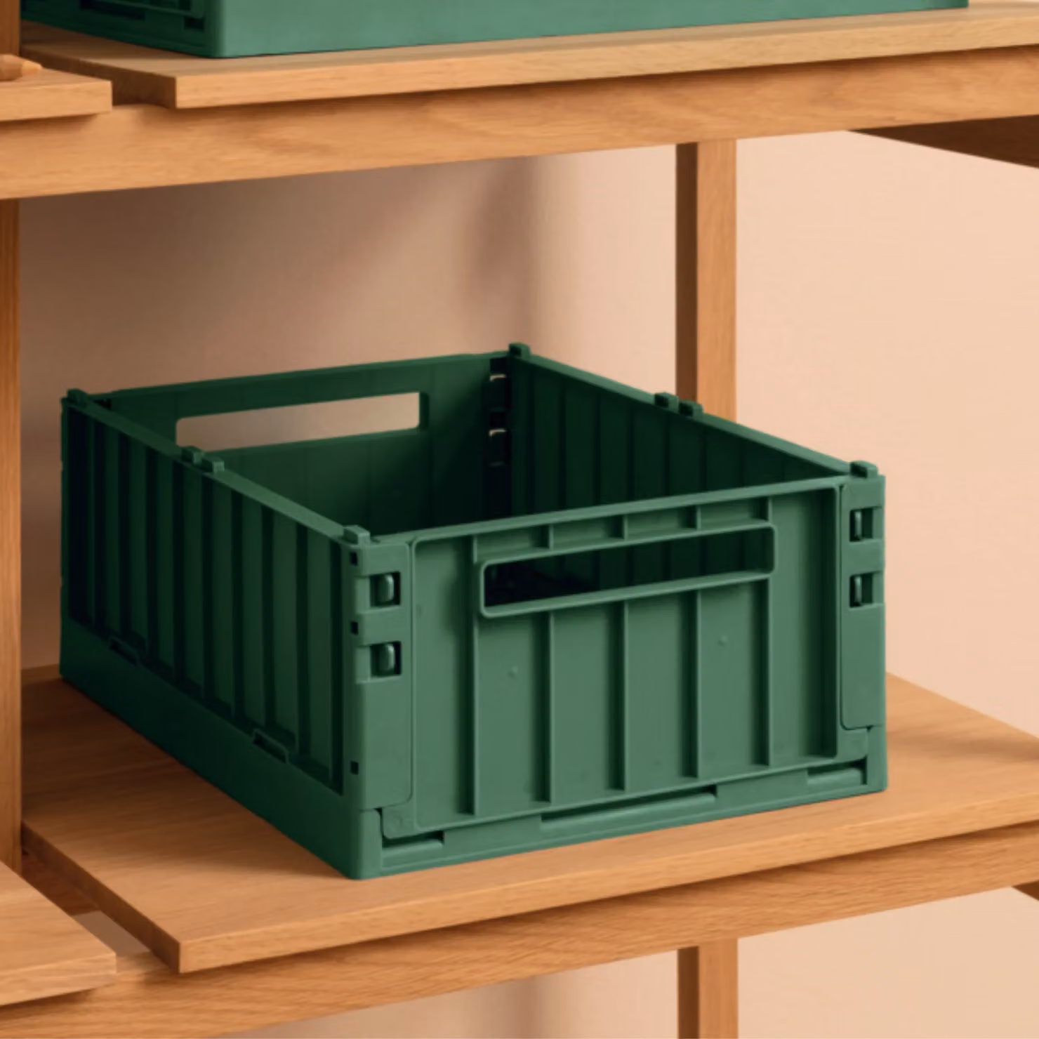 Liewood Weston Medium Storage Crate Set of 2 in Green, W/D/H: 36.0 x 25.0 x 13.5 cm – 2