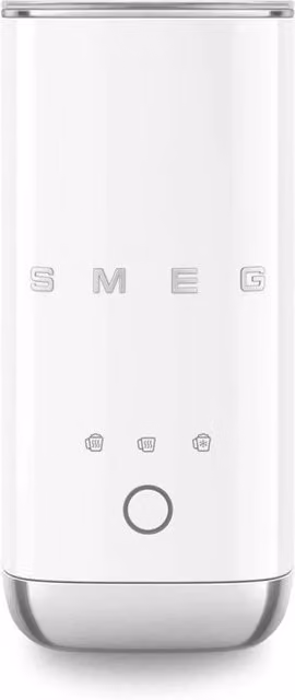 Smeg MFF02 50s Style Mini Electric Milk Frother with PID Control in White