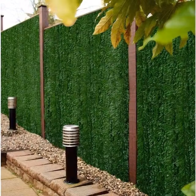 Best Artificial Green Conifer Leaf Hedge Screening, Wall-Mounted, Height: 300 cm