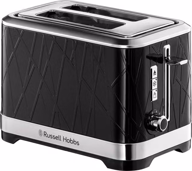 Russell Hobbs 2 Slice Structure Toaster in Black