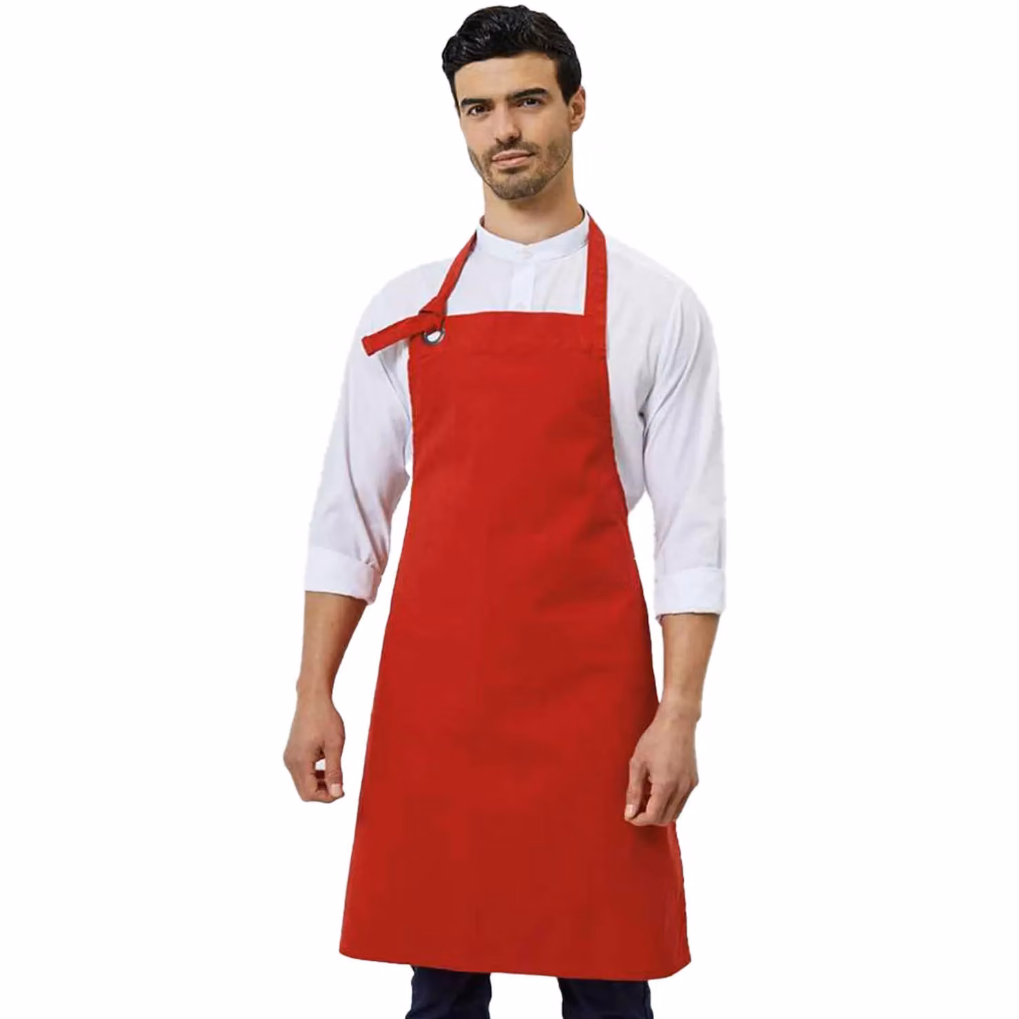 Premier Calibre Bibbed Apron in Red – 2