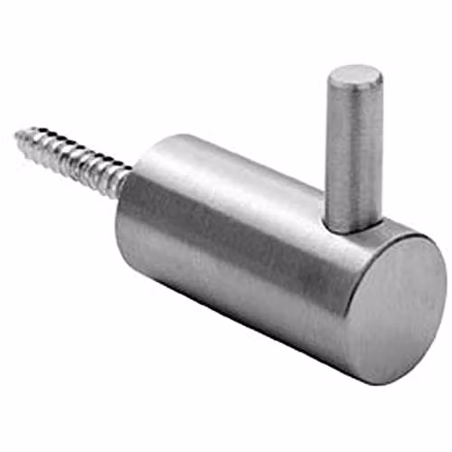 Loops Wall Hook in Satin Stainless Steel with Concealed Fixing, 35mm Projection