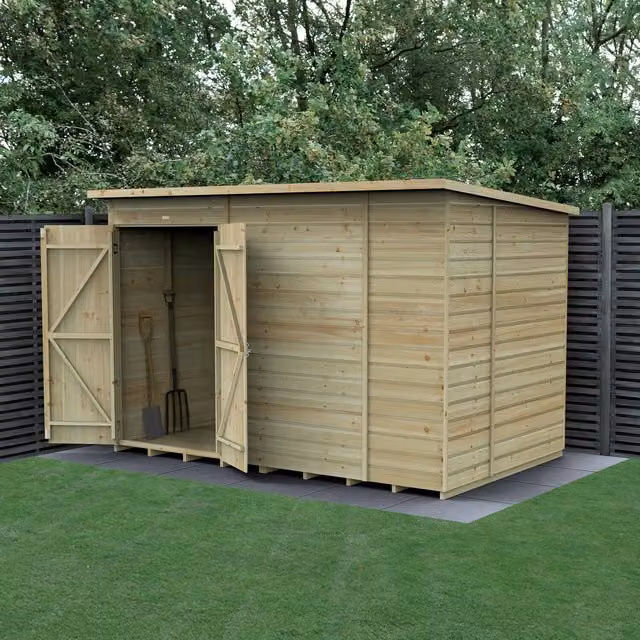 Beckwood Pent Wooden Shed with Window
