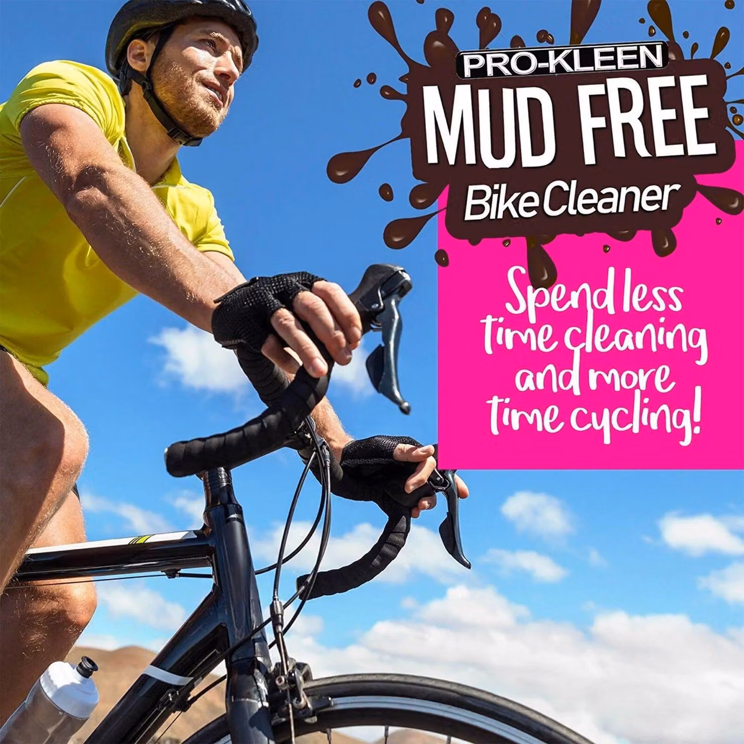 ProKleen Mud Free Bike and Motorbike Cleaner Spray 15.5 l in Clear – 2