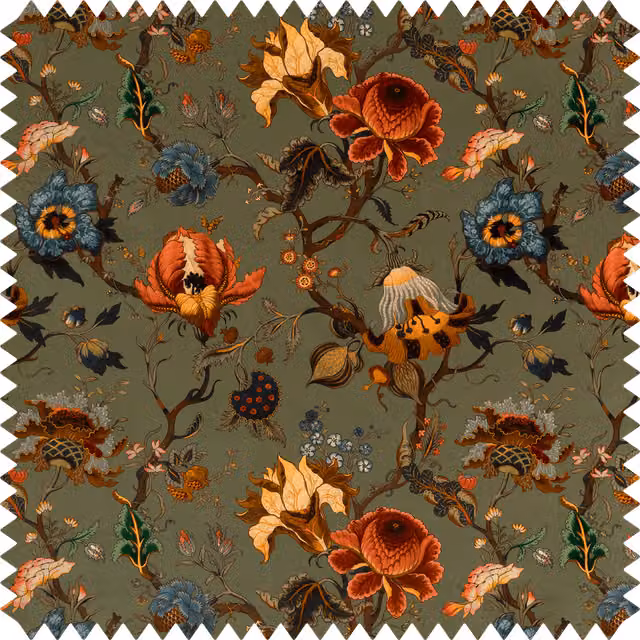 House of Hackney Artemis Velvet Chair in Moss Green
