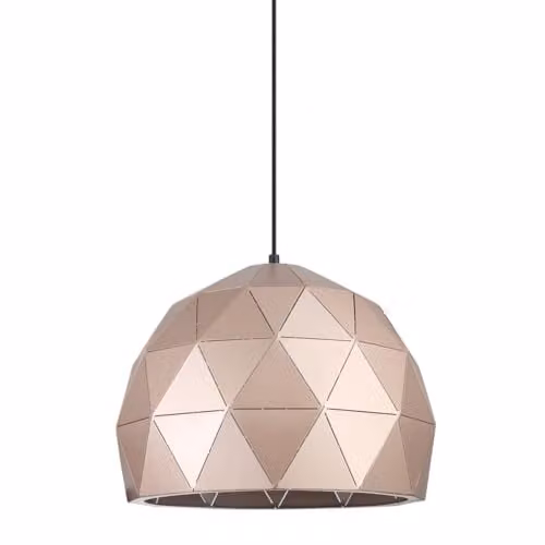 Netlighting Modern Gold Hanging Pendant Light with E27 Socket, W/D/H: 40 x 35 x 36 cm