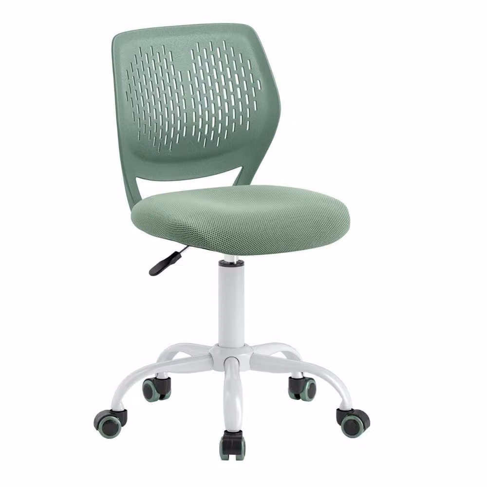 Costway Ergonomic Adjustable Childrens Study Chair in Green – 2