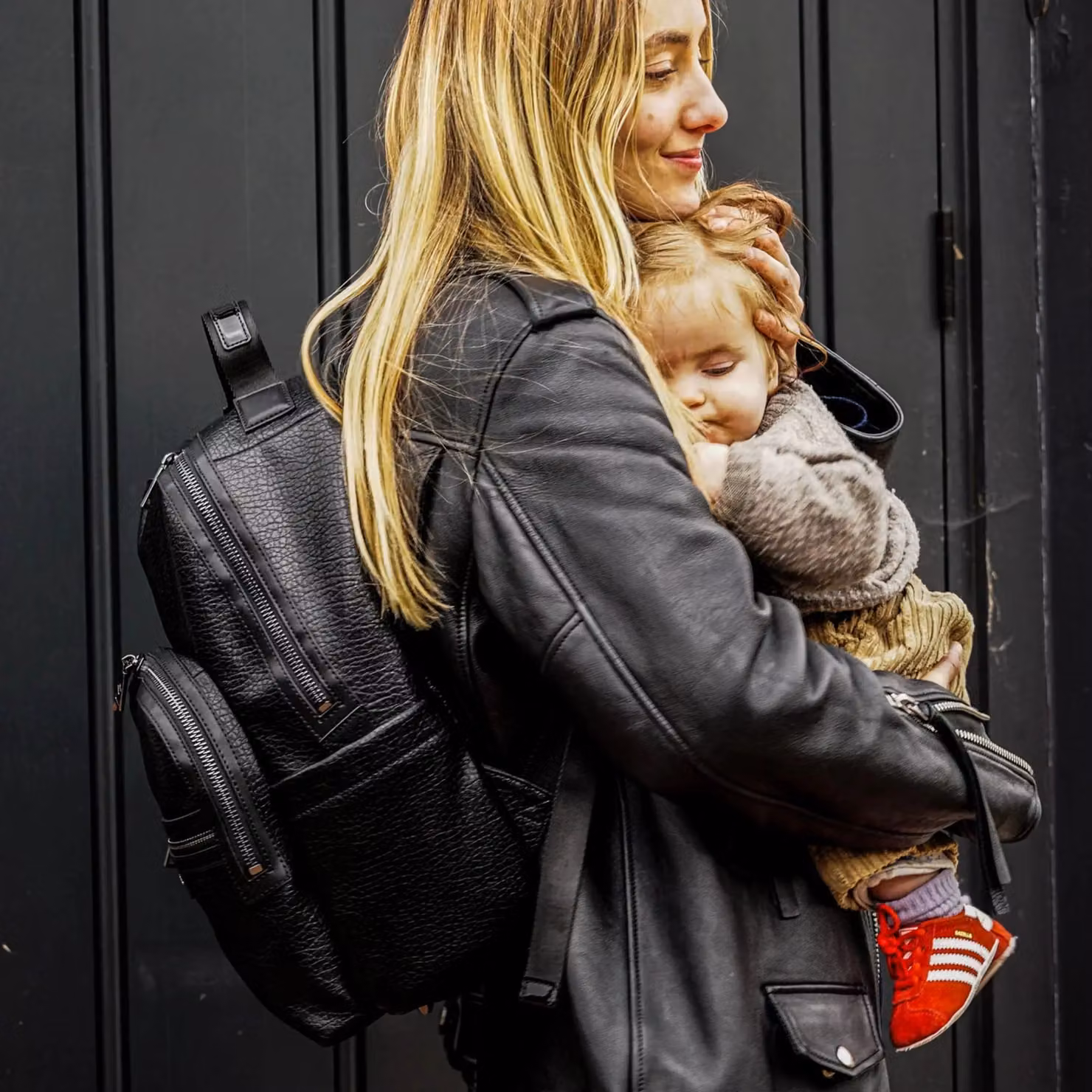 Tiba + Marl Elwood 2.0 Changing Backpack in Black – 2