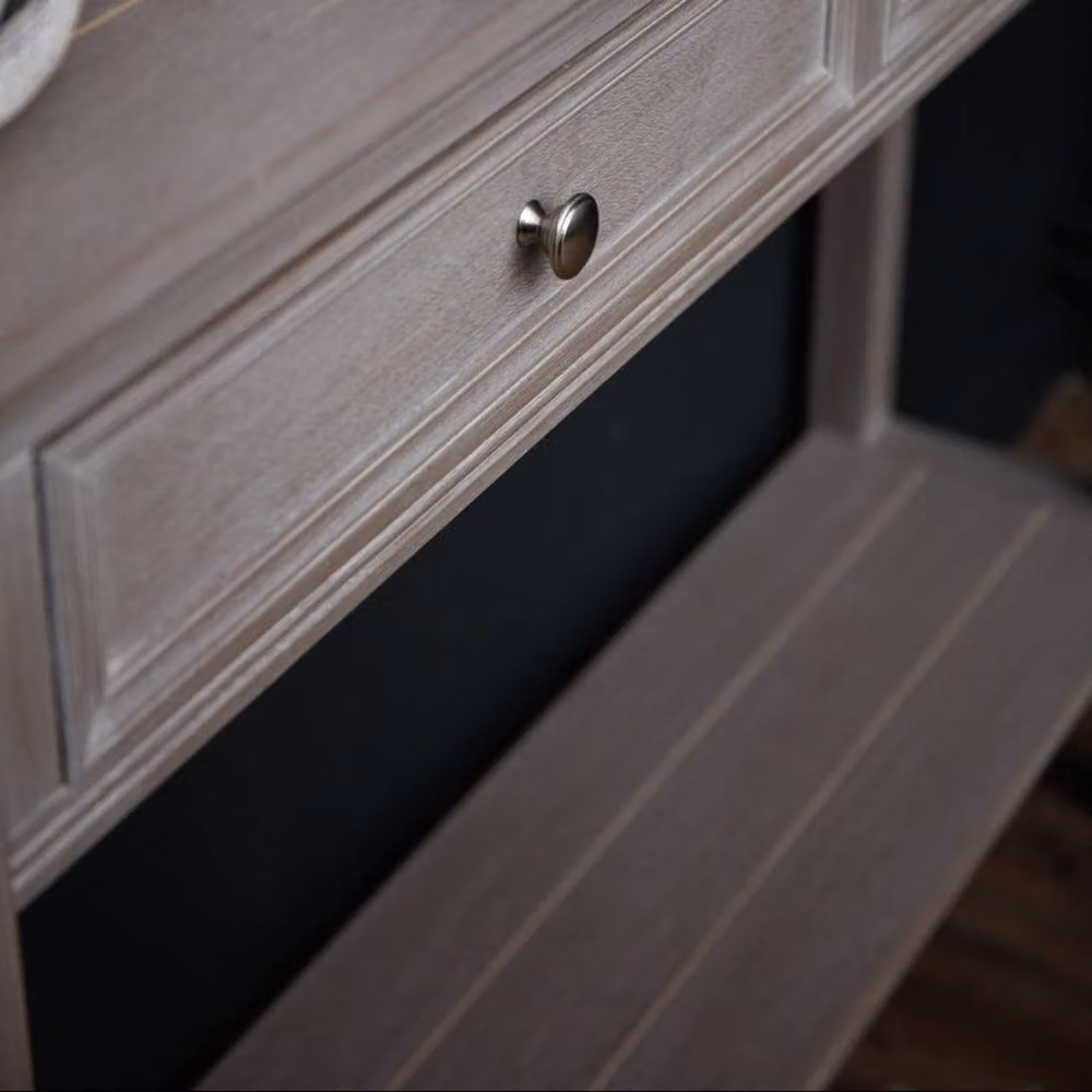 Wyld Haus Laurelbrook Two Drawer Console Table in Grey Wash – 5