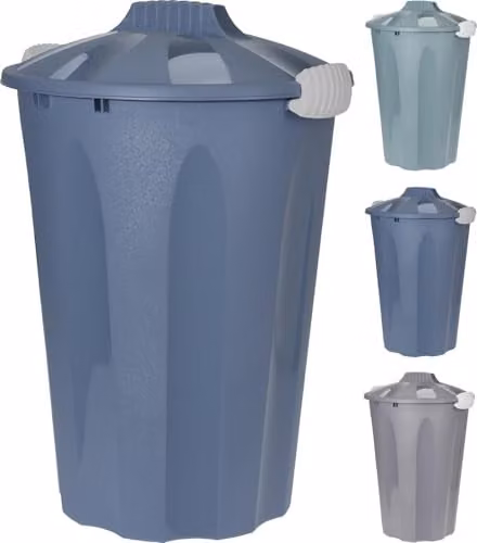 Libbi Lou Kitchen Bin with Flip Lid, 40L Capacity, Blue, Grey or Green, W: 60 cm, D: 40 cm, H: 43 cm