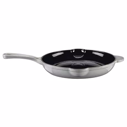 Cooks Professional Grey Enamelled Cast Iron Frying Pan, 26cm – 3