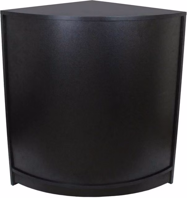 Monstershop Retail Shop Corner Counter CM60 in Black Matt MDF