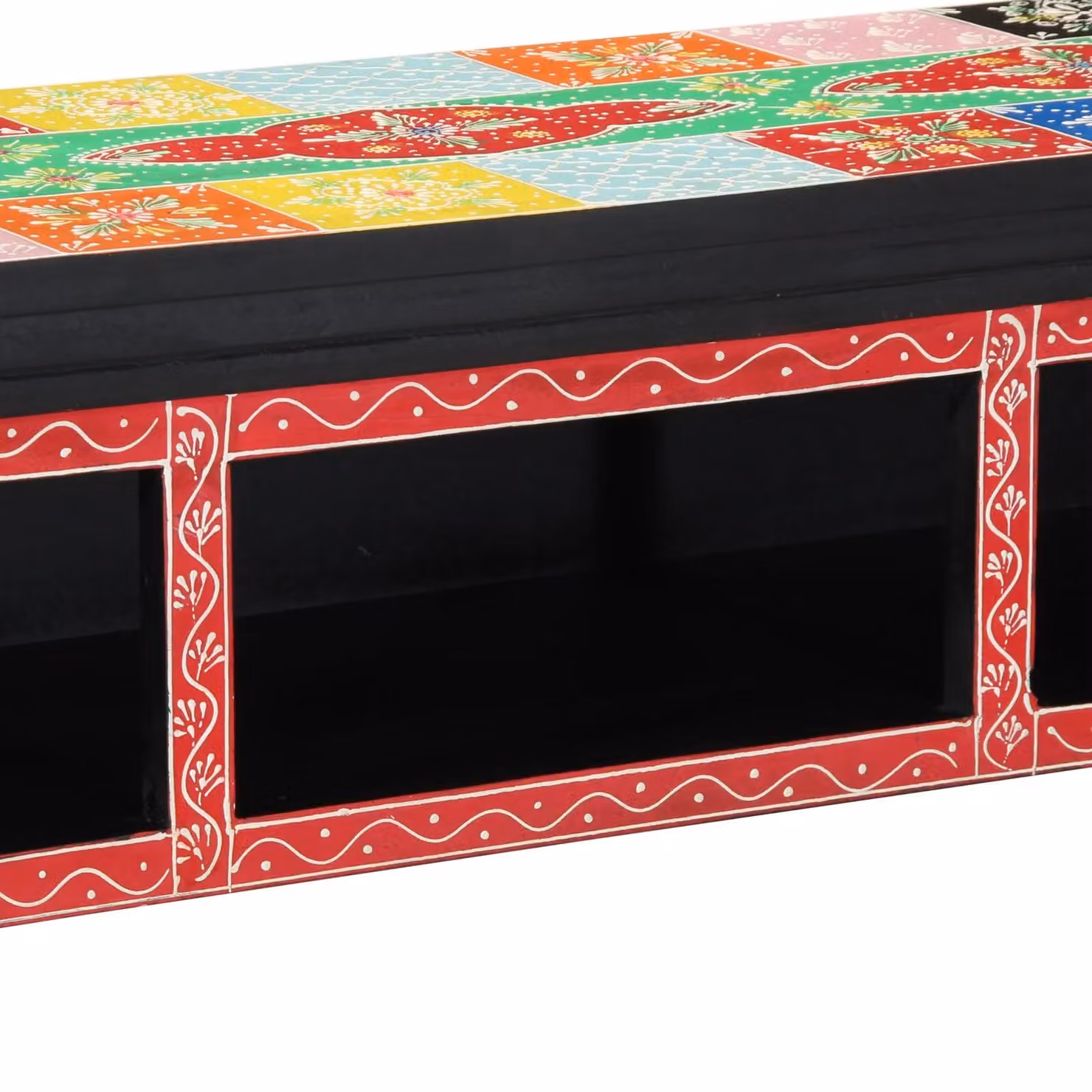 Berkfield Home Multicolour Wall Mounted TV Cabinet with Media Compartments, W/D/H: 100 x 30 x 22 cm – 3