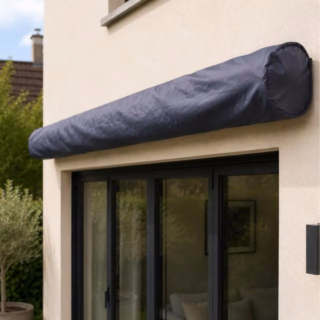 JSH Waterproof Awning Protector Cover, Black, 3m